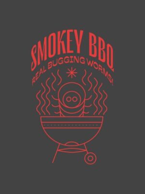 Rostade ätbara smaksatta och kryddade mjölmaskar med Smokey BBQ smak. Smokey BBQ - Party Bugs