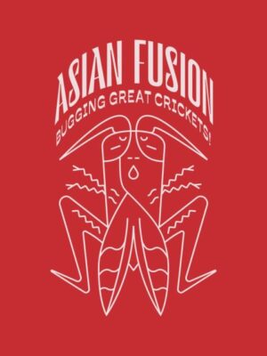 Geröstete und gewürtzte Grillen und Grillen mit asiatischen Fusionsgewürzen. Asian Fusion - Party Bugs