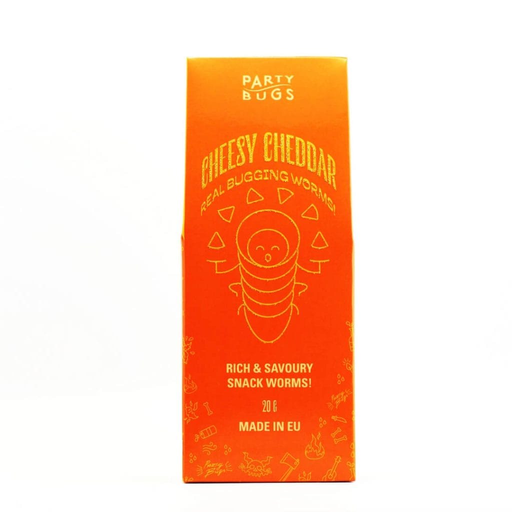 Party Bugs Cheesy Cheddar Mealworms